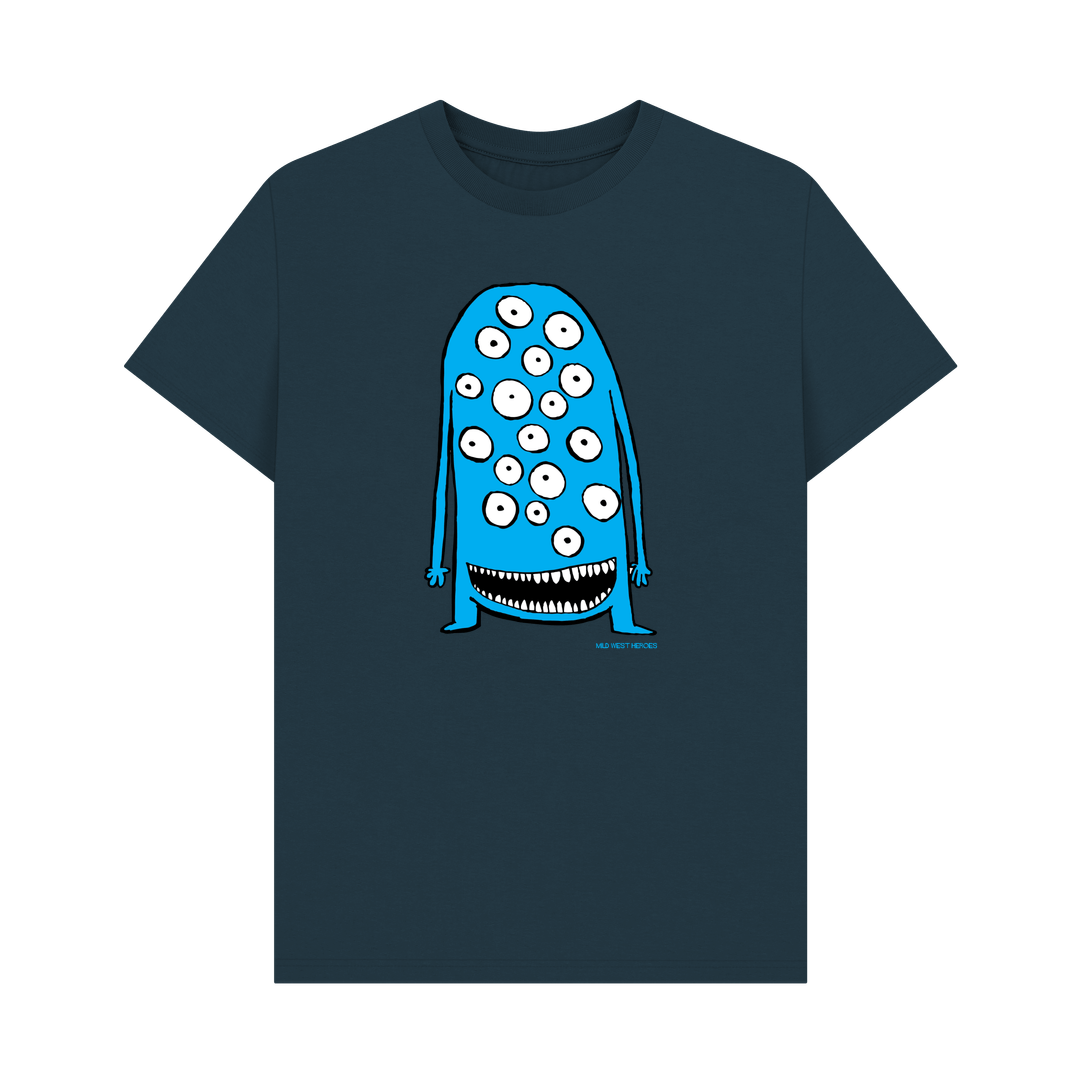 Denim Blue It's Geoff! graphic t-shirt