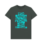 Dark Grey I Robots organic cotton t-shirt