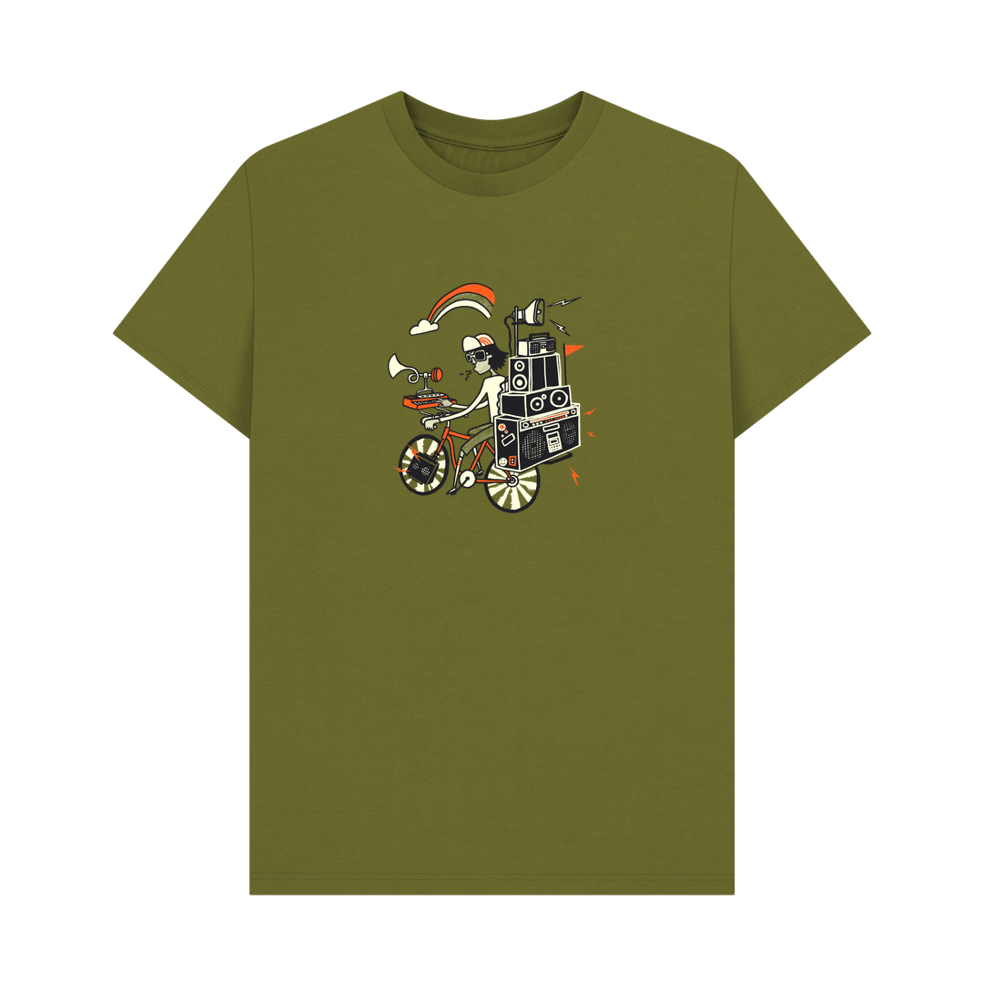 Moss Green Boombox Biker