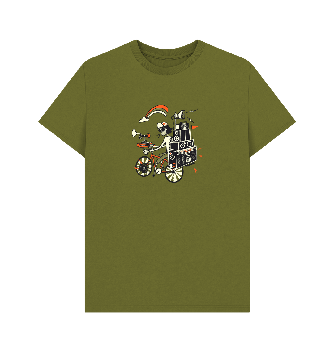 Moss Green Boombox Biker