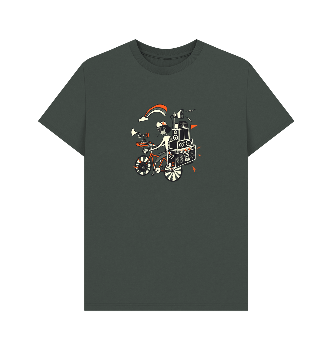 Dark Grey Boombox Biker