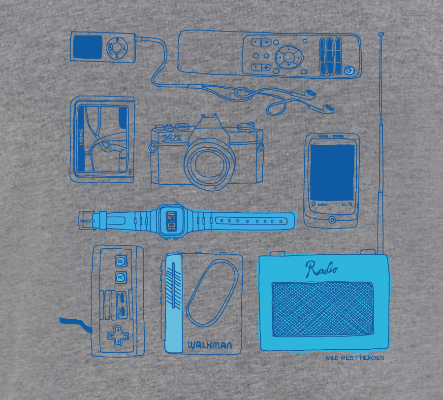 Gadgets </br>organic cotton t-shirt - Mild West Heroes
 - 1
