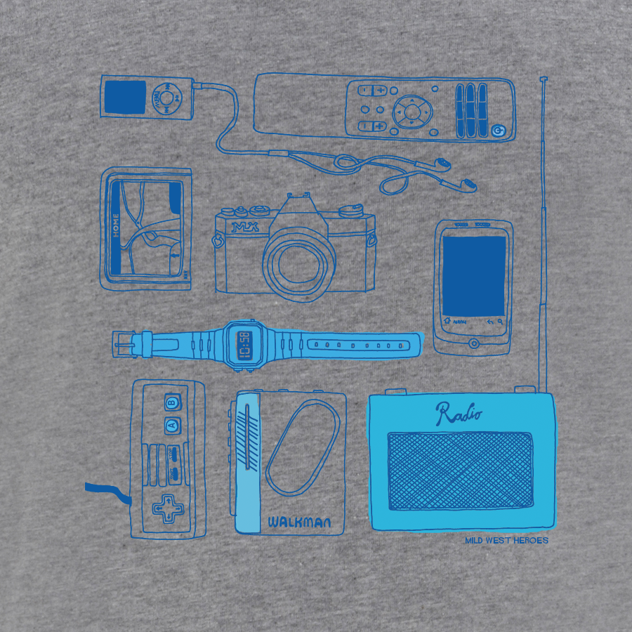 Gadgets </br>organic cotton t-shirt - Mild West Heroes
 - 1