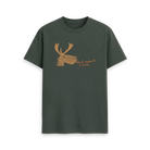 Dark Grey Printed T-shirt Front