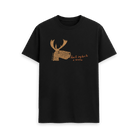 Black Printed T-shirt Front