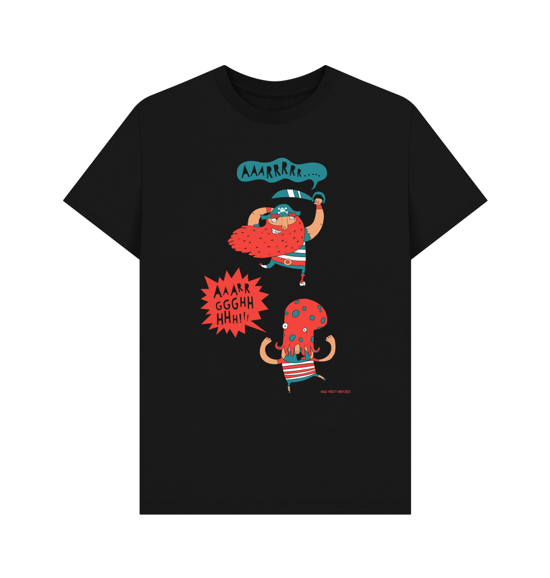 Black Why Are Pirates Called Pirates? graphic t-shirt