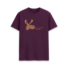 Purple Printed T-shirt Front