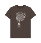 Chocolate Printed T-shirt Front