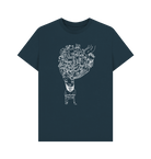 Denim Blue Printed T-shirt Front