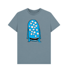 Stone Blue Printed T-shirt
