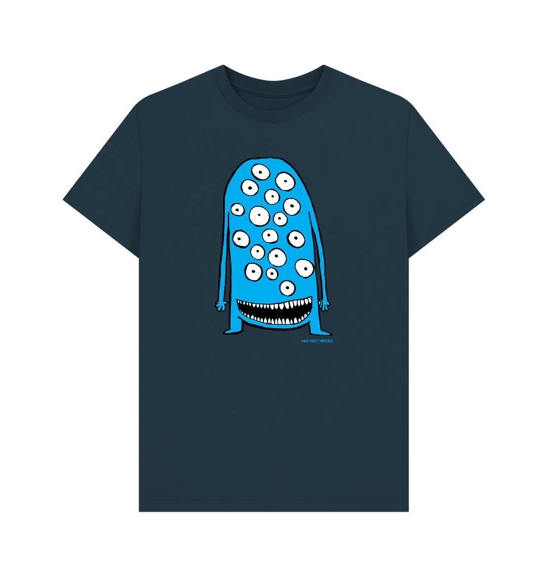 Denim Blue Printed T-shirt