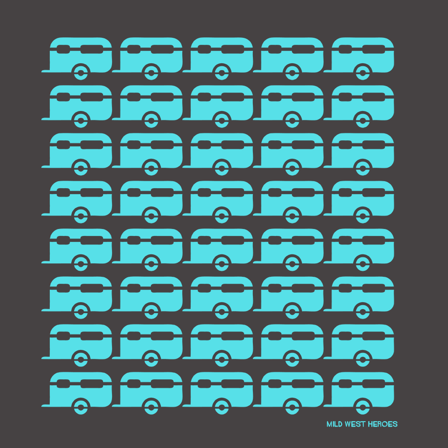 Caravans </br>organic cotton fair wear t-shirt - Mild West Heroes
 - 1