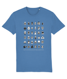 Reality is ... sci-fi graphic t-shirt in bright blue