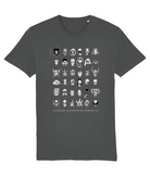 Marvelous Supers superhero graphic t-shirt in anthracite